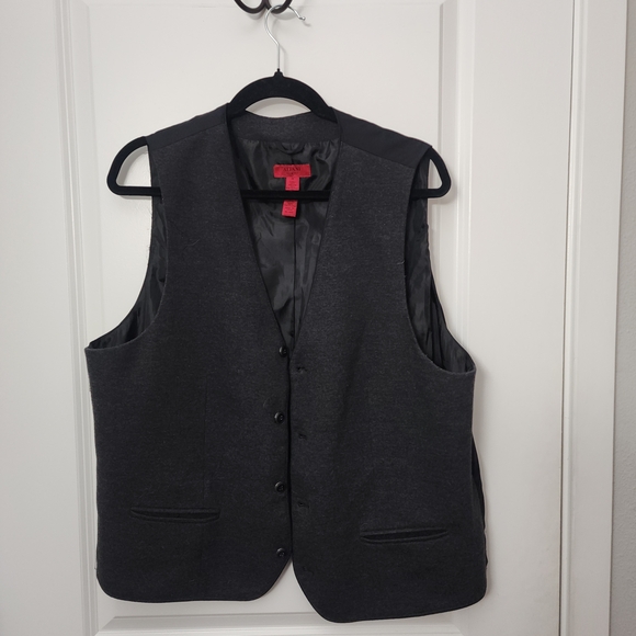 Alfani Other - 5/$30 Alfani Charcoal Grey Slim Fit  Vest Size Xlarge